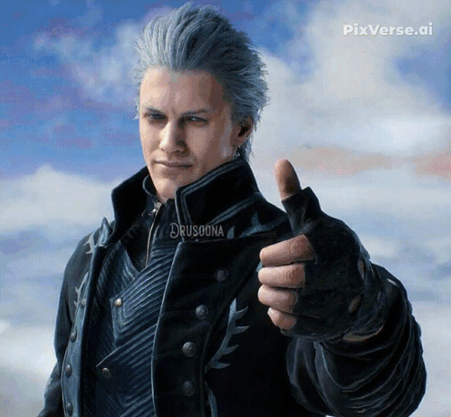 Man Thumbs Up Pixverse.ai GIF