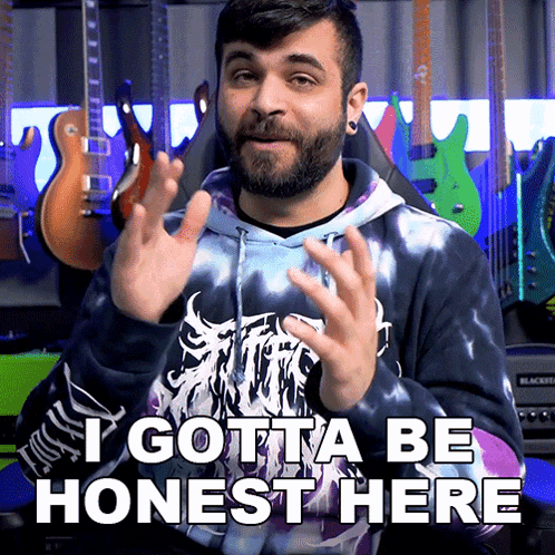 Man Tie Dye Hoodie Says I Gotta Be Honest