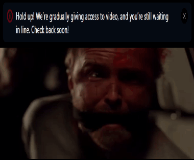 Man Tied Up Saying Hold Up We're Gradually Giving Access To Video GIF