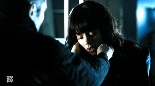Man Touching Woman's Face In Su Fy GIF