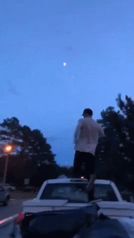Man Under The Car Firecracker GIF