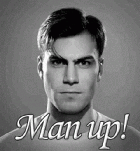 Man Up Text