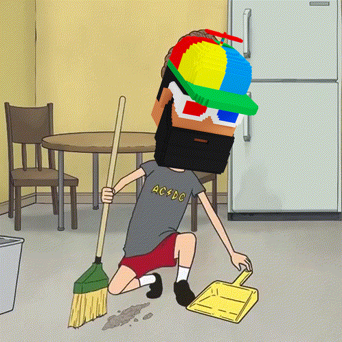 Man Vacuuming Living Room Me Vacuuming GIF