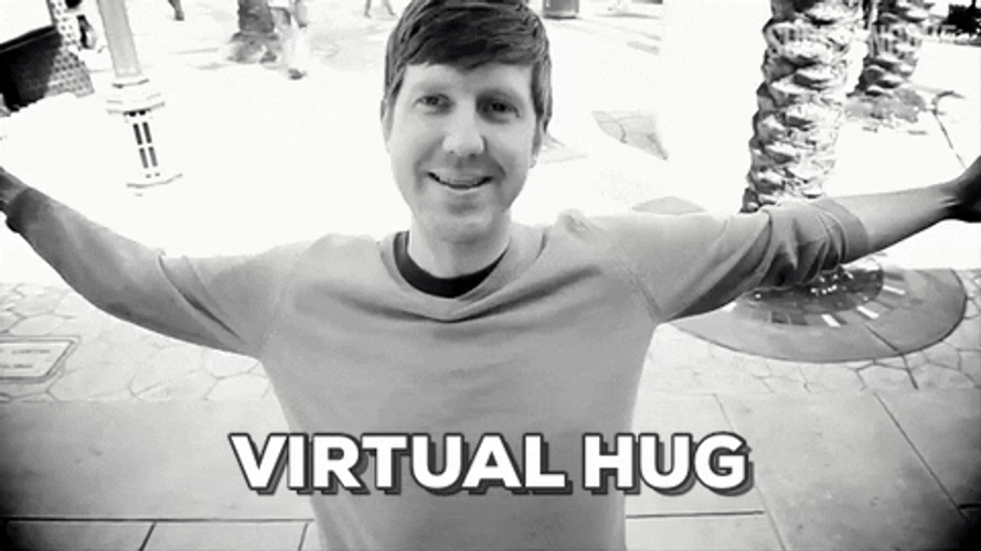 Man Virtual Hug GIF