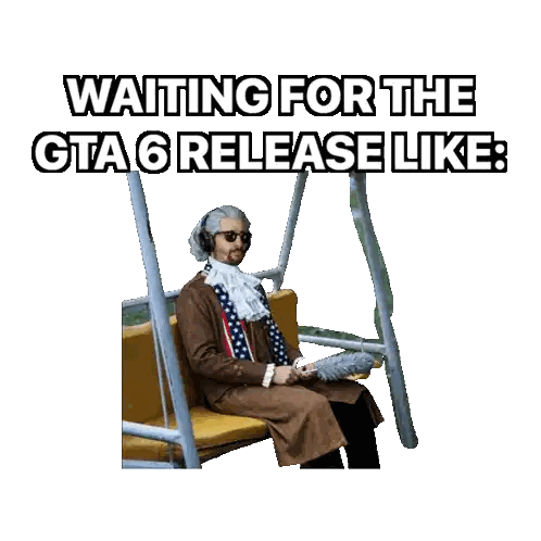 Man Waiting for GTA 6 Release