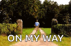 Man Walking Down Dirt Road On My Way GIF