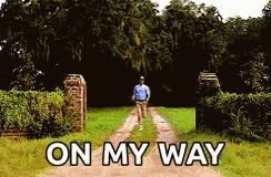 Man Walking Down Dirt Road On My Way