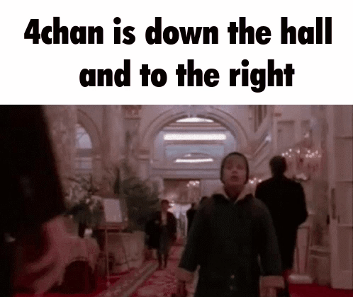 Man Walking Down Hallway 4chan Is Down the Hall and to the Right