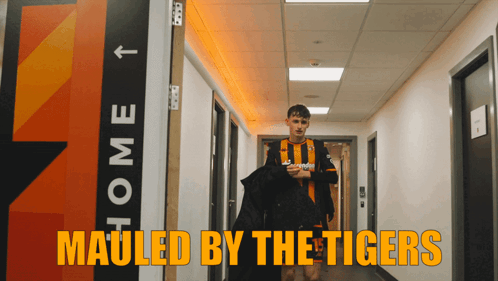 Man Walking Down Hallway Mauled by the Tigers