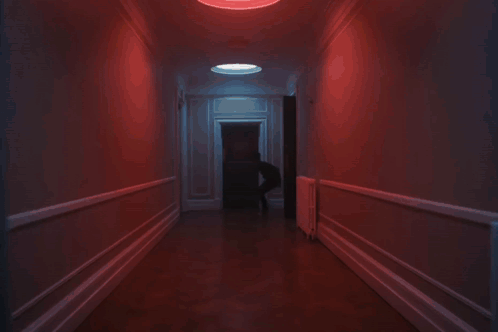 Man Walking Down Hallway Saying It's Cause You're Old