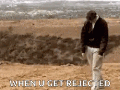 Man Walking On Beach When U Get Rejected GIF