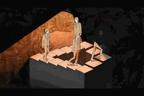 Man Walking On Staircase