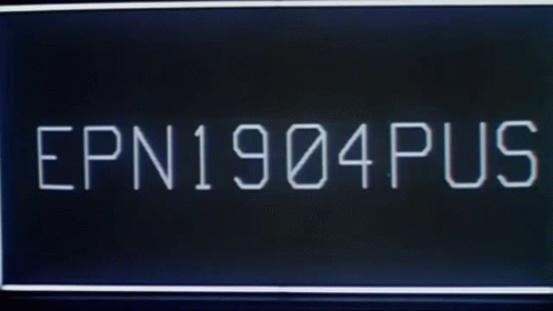 Man Walking Past Sign Reading Ope1404dus GIF