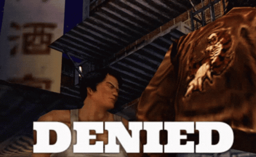 Man Want To Go But He Was Denied GIF