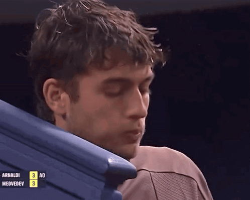 Man Watching Arnaldo Medvedev in Stadium