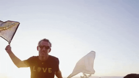 Man Waves Mexico Flag GIF