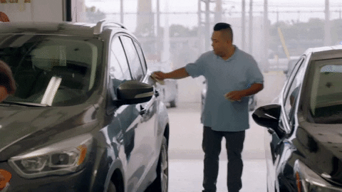 Man Wax On Wax Off The Display Car GIF