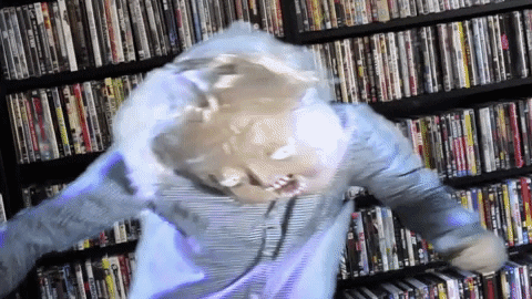 Man Wearing Alien Mascot Does Bad Dancing GIF