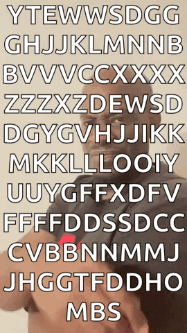 Man Wearing Alphabet Smartwatch GIF