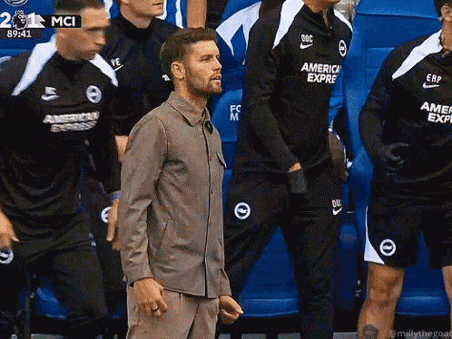 Man Wearing American Express Shirt GIF