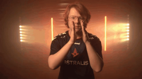Man Wearing Astralis Shirt