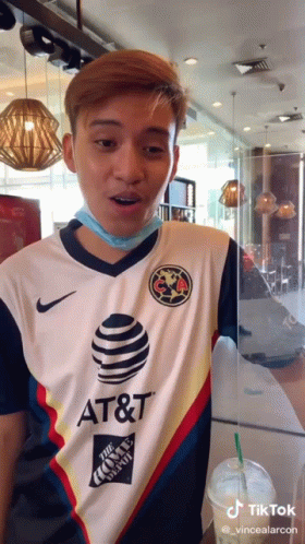 Man Wearing AT&T Shirt GIF