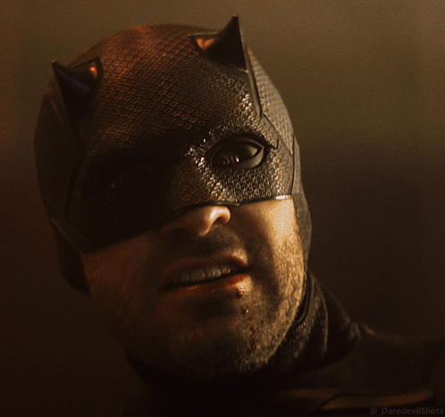 Man Wearing Batman Mask