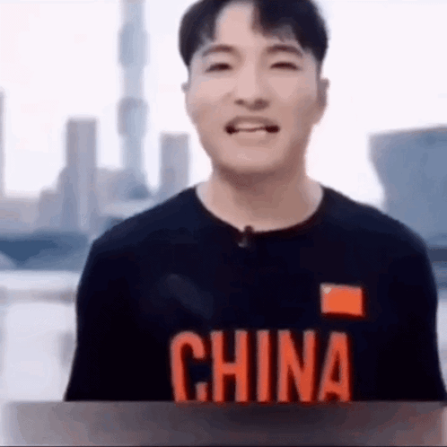 Man Wearing Black China Shirt