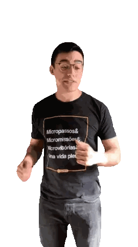 Man Wearing Black Micropassos T-Shirt