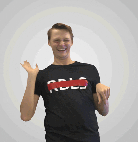 Man Wearing Black Shirt Oh Stop It You GIF