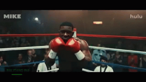 Man Wearing Boxing Gloves GIF