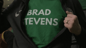Man Wearing Brad Stevens Shirt GIF