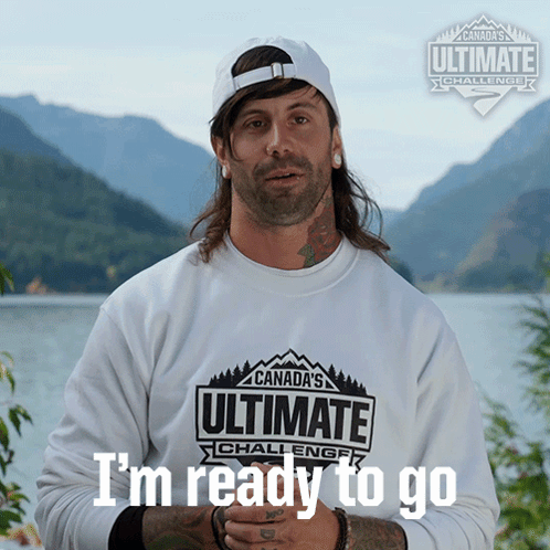 Man Wearing Canada Ultimate Challenge Sweatshirt