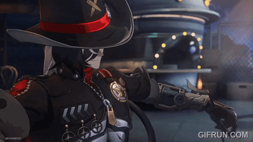 Man Wearing Cowboy Hat and Holding Gun