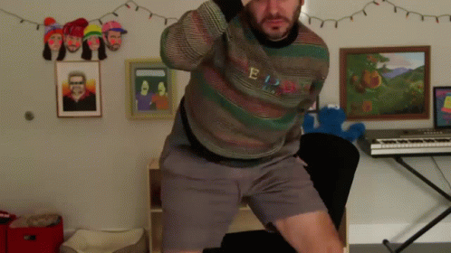Man Wearing E Sweater GIF