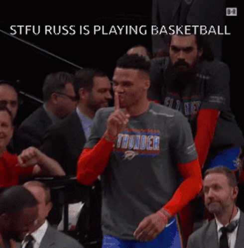 Man Wearing Elthunder Shirt Playing Basketball GIF