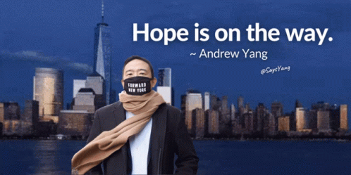 Man Wearing Forward New York Mask