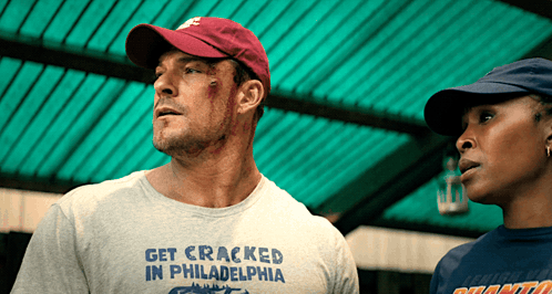 Man Wearing Get Cracked in Philadelphia Shirt