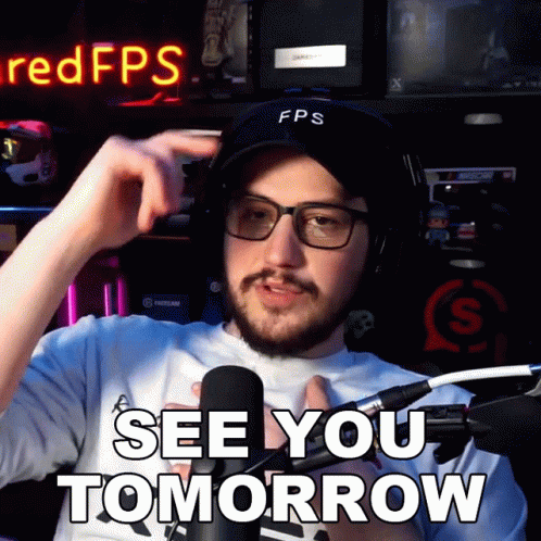 Man Wearing Glasses and FPS Hat