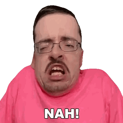 Man Wearing Glasses and Pink Shirt with Nah