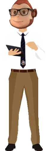 Man Wearing Glasses and Tie