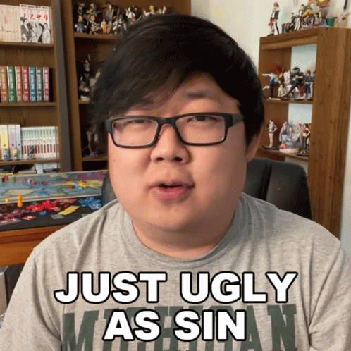 Man Wearing Glasses and Ugly Shirt