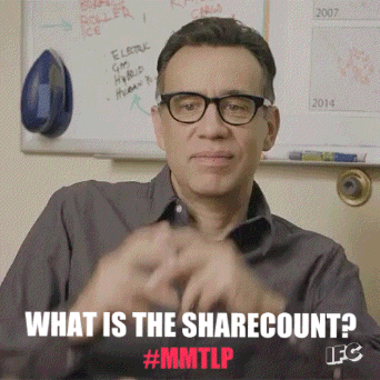 Man Wearing Glasses Asking Share Count