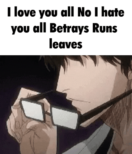 Man Wearing Glasses Saying I Love You All
