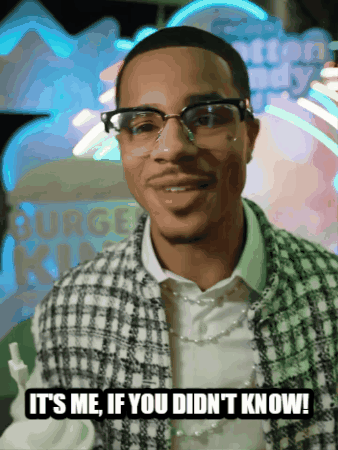 Man Wearing Glasses Saying Its Me GIF