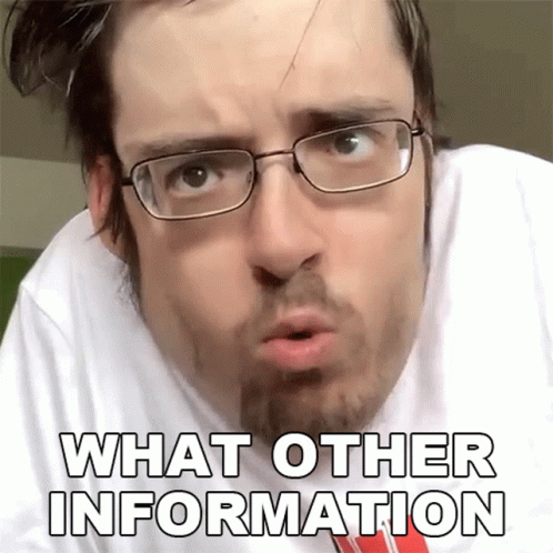 Man Wearing Glasses Saying What GIF