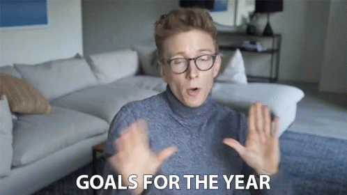 Man Wearing Glasses Talking Goals