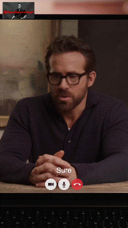 Man Wearing Glasses Talking On Video Call GIF