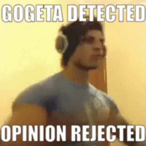 Man Wearing Gogeta Hat And Headphones GIF