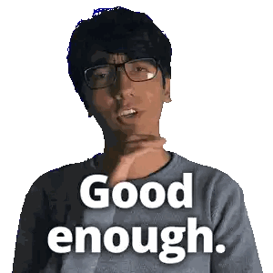 Man Wearing Good Enough Sweater